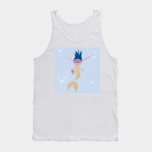 Mermaid and the Beautiful Jellyfish Tank Top